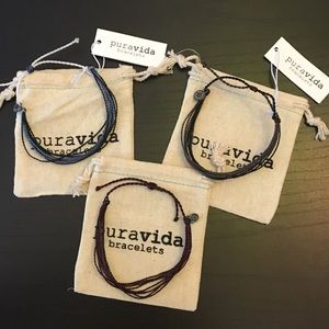 3 Pack of Pura Vida Bracelets!!